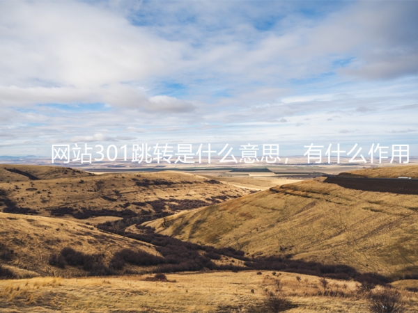 網(wǎng)站301跳轉(zhuǎn)是什么意思，有什么作用？